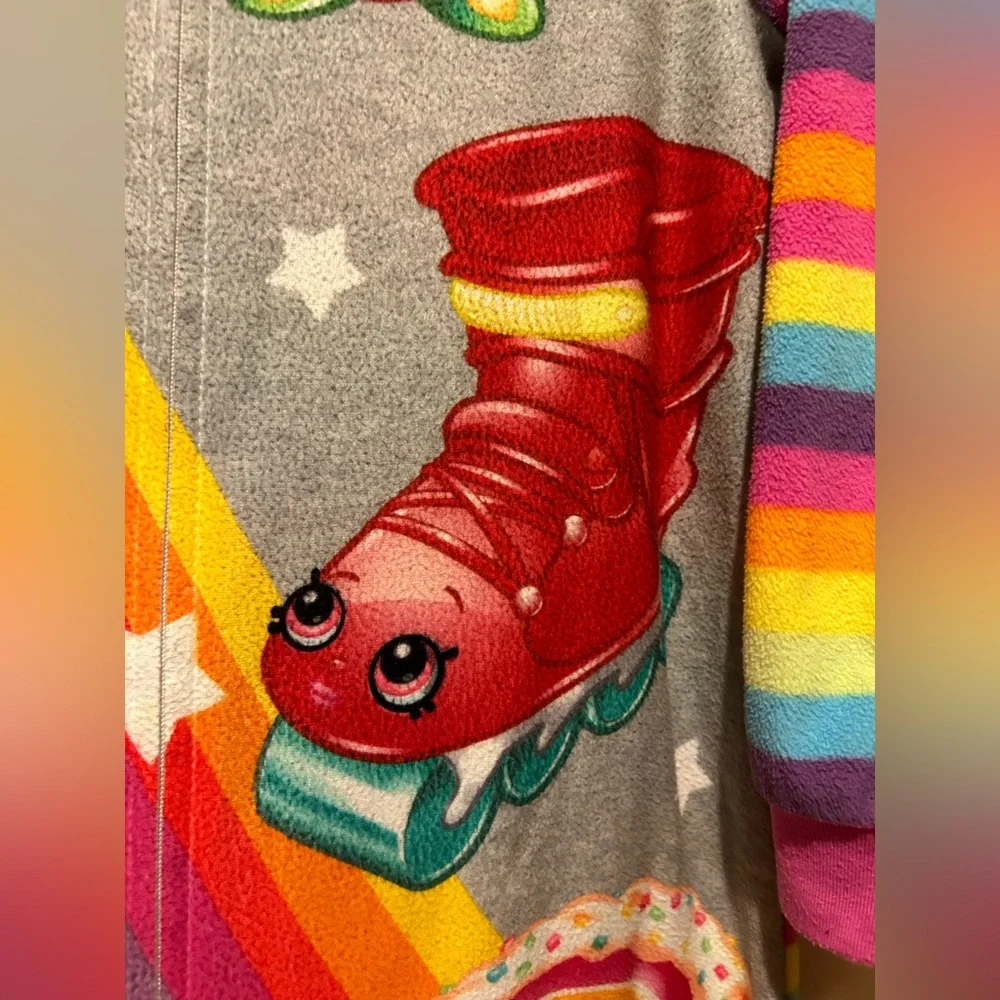 Shopkins Girls Onsie Footie Pajama 10/12